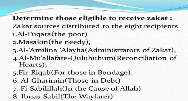 Information about Zakat (Alms)